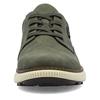 Rieker Plain Toe Laced Casual Shoe - Olive